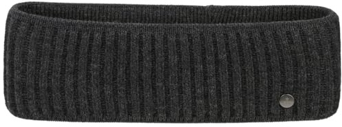Lierys Bandeau Ferri Femme/Homme/Enfant - Made in Germany rechauffe-Oreilles avec Doublure Automne-Hiver Hiver - Taille Unique Anthracite