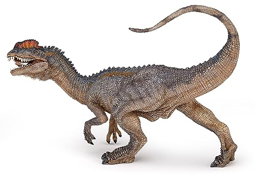 Papo Dilophosaure, Figura de Dinosaurio Pintada a Mano, Multicolor, 55035