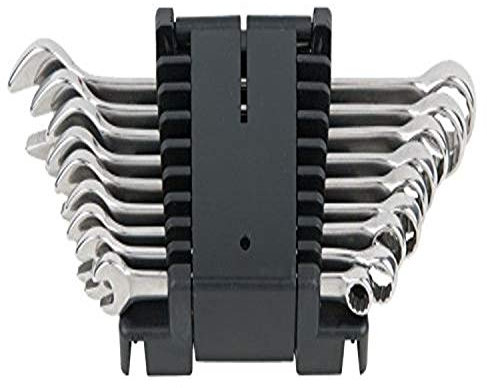 KS Tools 964.0135 EDELSTAHL Ringmaulschlüssel-Satz, abgewinkelt , 9-tlg.