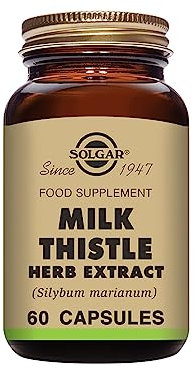 Solgar - Cardo Mariano - 60 Cápsulas Vegetales - Eliminar Toxinas - Detox Solgar