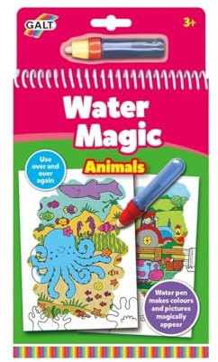 Galt Toys, Water Magic - Animals, Colouring Books Children, Ages 3 Years Plus