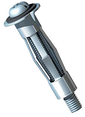 TIMco 50037CA - Metal Cavidad Ancla 45Mm Tornillo - Plata