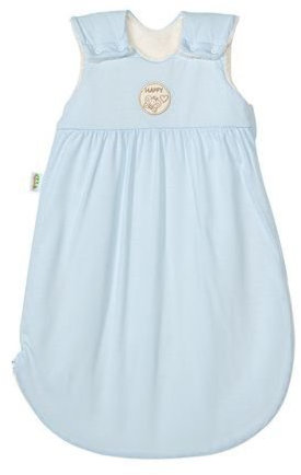 Odenwälder 1087-200 Gr. 70cm Mikrofaser-Teddy Schlafsack hellblau