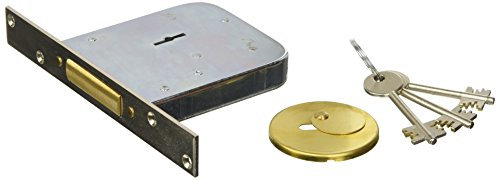 Cr Serrature 4000 Serratura da Infilare, Doppia Mappa, Senza Scrocco, 60 mm