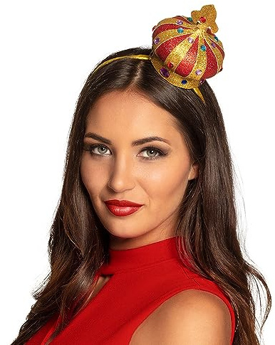 Boland 76304 - Haarreif Korne, Tiara für Faschingskostüme, Kostüm Zubehör für Karneval und Mottoparty, Märchen Kostüm, Königin