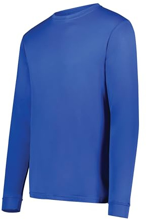 Augusta Sportswear - Camiseta transpirable de manga larga - 788, Large, Royal