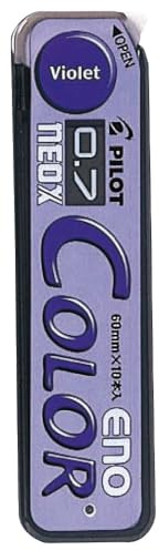 PILOT Color Mechanical Pencil Lead ENO, 0.7mm, Violet (HRF7C-20-V)