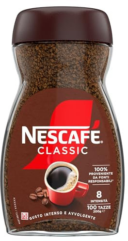 NESCAFÉ Classic Caffè Solubile, Barattolo 200g