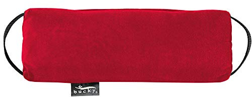 Bucky Baxter Lombare Cuscino, ergonomico e di Supporto, Tutti Naturali di Grano saraceno, sfoderabile, Regolabile di riempimento, Cherry, Taglia Unica
