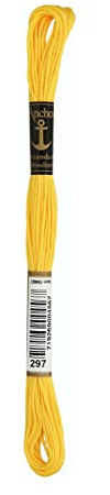 Anchor Sticktwist 4635000-00297 ginster broderigarn, 100% bomull