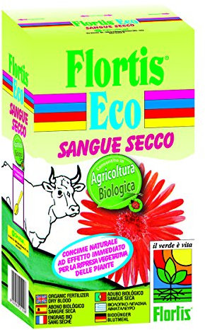 CONCIME SANGUE SECCO 500GR FLORTIS CONCIME RIPRESA VEGETATIVA PIANTE