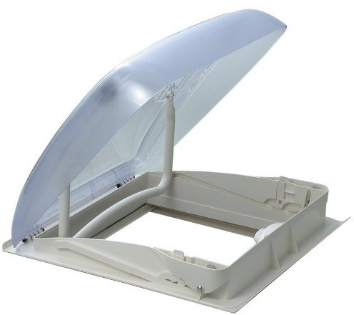 DOMETIC Dachhaube Mini Heki Plus 43 - 60 mm, Zwangsgrau, Acryl, Front und Innen