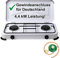 Campingkocher Gaskocher 2-flammig Gasherd 50 mbar mit Gasschlauch und Gasregler