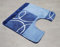 Kleine Wolke WC-Vorleger Curly blau 55 x 50 cm