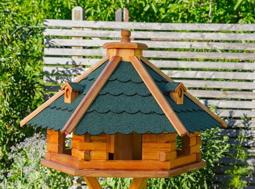 Vogelhaus von Größe L, XL und XXL Futterhaus Futterhäuschen Vogelvilla V18, Vogelfutterhaus aus Holz