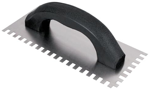QEP 1/4 x 3/8 x 1/4 Square-Notch Economy Flooring Trowel