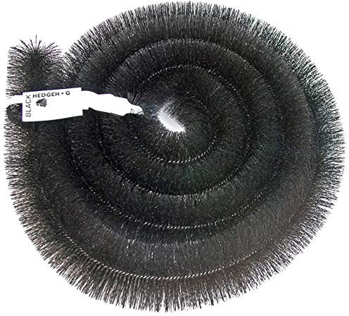 Hedgehog Gutter Brush Leaf Guard 125mm x 4m Length Black