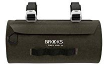 Brooks England Scape Handlebar Pouch, Cycling and Gravel Bag, Mud Green, One Size