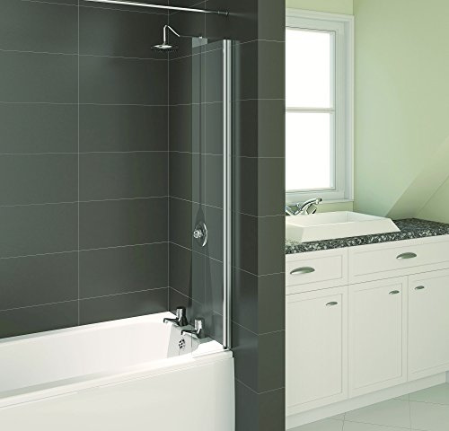 Aqualux 200mm Splash Guard - Silver/ Clear