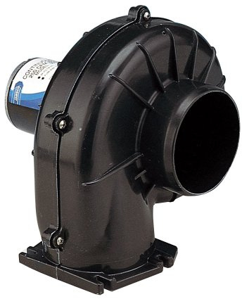 Jabsco 35760-0092 Flange Mount CE 250 CFM Blower, Black ,4 inch