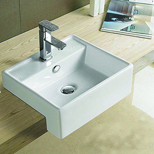 Rue du bain - Lavabo semi empotrado PURE