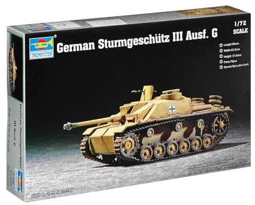 Trumpeter 07260 modellbyggsats tysk stormskydd III