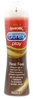 Durex Real Feel Lube Pleasure Gel Silikon Smörjmedel 50 ml DISCREET