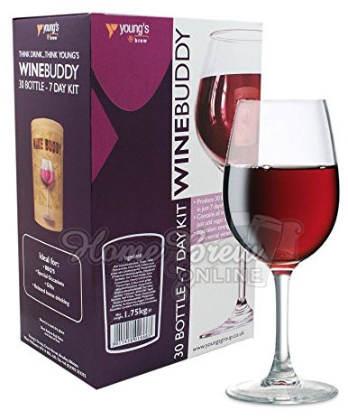 Home Brew & Wine Making - Winebuddy 6 Bottle Red Wine Refill - Cabernet Sauvignon Ingredient Kit