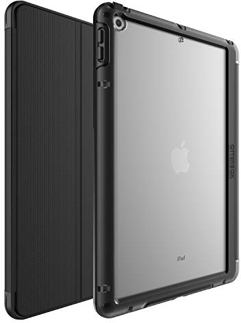 Otterbox Symmetry Folio, Protection Antichoc avec Rabat pour Tablette Apple Ipad 7ème Gen avec Porte Stylet -10.2 Noir Pro Pack