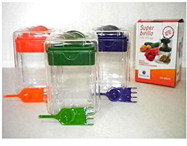 Euronovità Super Birillo Taglia Ortaggio/Patate, Legno, 9x11x15 cm, colori assortiti