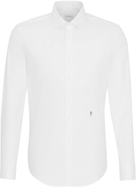 Seidensticker Business skjorta för män Slim Fit – bygelfri, smal skjorta med Kent krage – långärmad – 100% bomull