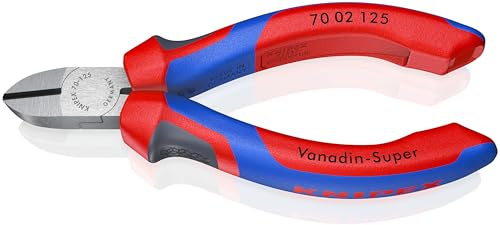 KNIPEX Seitenschneider verchromt mit Comfort-Griffen 125 mm, 70 05 125