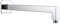 Tecmolog Bras de Douche Mural Carrée en Acier Inoxydable Bras de Extension 35 cm pour Pommeau Douche Pluie, HPF001-1