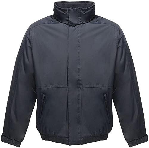 Regatta Blouson Aviateur Homme Imperméable Doublé Polaire avec Capuche dissimulée Dover Jackets Waterproof Insulated Homme Navy/Navy FR: 5XL (Taille Fabricant: 5XL)