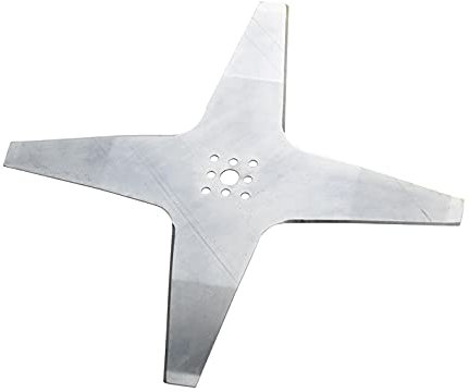 GREENSTAR – Gebogenes 4-Zahn-Robotermähermesser – für Roboter AMBROGIO L50/L60, STIGA Autoclip 221/223/225S/228S, WISCHER – ersetzt Original 50 D0018 02 –Außendurchmesser: 250 mm