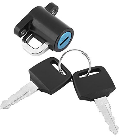 Candado Para Casco De Moto Universal Con 2 Llaves Gancho Colgante Seguro Fácil Instalación Compatible Con Motocicletas Scooters Y Bicicletas Eléctricas