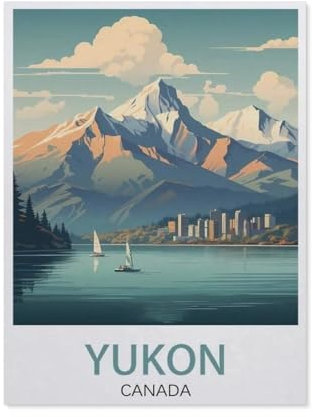 Yukon Canada ，Jigsaw Puzzles for Adults 1000 Piece, Classic Puzzle Teens Boys Girls Puzzles Sturdy Tight Fitting Pieces,Letters On Back for Ideal Challenging And Gift（75x50cm）-AV50