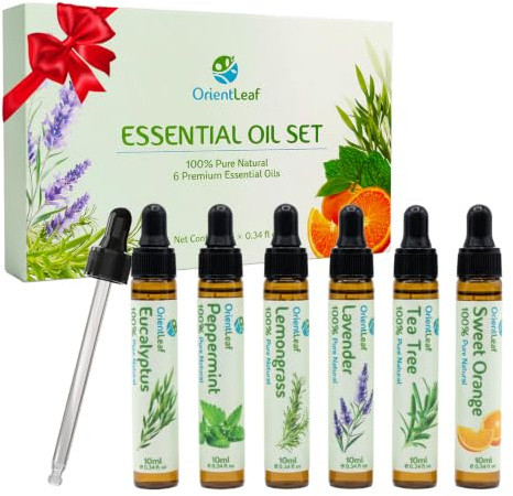 Essential Oil Gift Set, Blends for Diffusers, Aromatherapy, Humidifiers