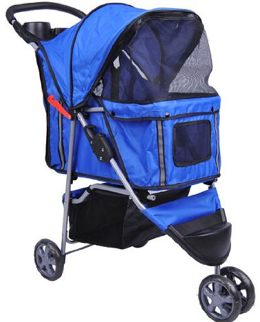 Bc-elec - 5663-0015Ablue Tier-Buggy Hundebuggy mit 3 Rädern, Farbe blau
