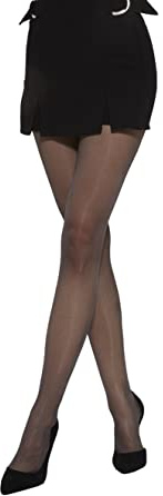 MYCHICLEGS Collant voile fin 20 DEN femme gris foncé (Fumo) T4