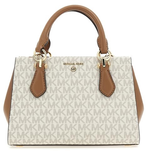 Michael Kors Women Sm Xbody Hand Bag, Vanilla/Acrn