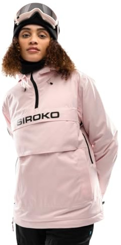 SIROKO - Snowboardjacke mit Isolierung für Damen W6-W Flims - S - Rosa