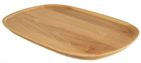 Beech Wood Oval table plate 25x17x2cm| 9.7x6.7x0.7 by DB Gardentools