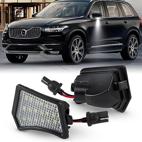 POPMOTORZ LED-stämningsbelysning, 2 stycken, sidospegel, pölljus, Canbus-buss, för Volvo och Jaguar