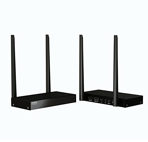 4K Drathlose HDMI Extender - Marmitek WHE4-4K60 - Ultra HD - Flächendeckendes Bereich - Infrarot Rückgabefunktion - USB Tastatur und Maus Unterstützung