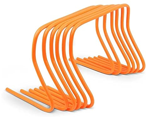 CANNON - Kit de 6 Vallas de Coordinación, Entrenamiento Deportivo, Salto de Obstáculos, Fútbol, Rugby, Canino. 40 cm PVC