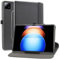 MAMA MOUTH Case for Xiaomi Pad 6S PRO,360 Degree Rotating With Premium PU Leather Sleeve Cover for Xiaomi Pad 6S PRO 12.4 Inch Tablet,Black