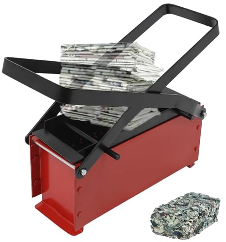 Machine à brique en papier, machine à briquettes de journaux | Machine professionnelle de bûches de papier, presse de recyclage manuelle écologique pour chauffage de poêle à feu