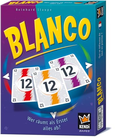 Kendi Games Blanco kortspel, familjespel för 2–5 spelare
