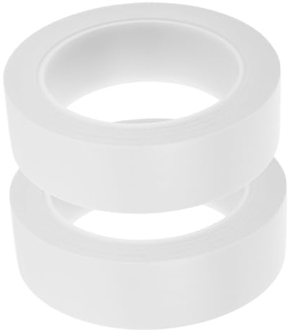 Toyvian 2 Rolls PVC Warning Tape for Stadium Field Marking and Social Distancing Easy to Install Wear-resistant Floor Barrier Tape for Athletics Workshop and Subway Safety